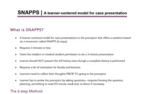 Image of SNAPPS in Brief free downloadable resource.